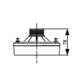 25W Alumnium PA System Speaker Driver Unit